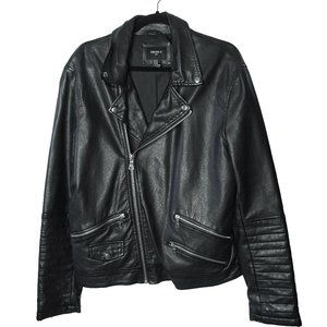Forever 21 Pleather Biker Jacket in Medium
